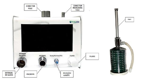 DL720 - Aparelho de Ventilação Mecânica para Anestesia Inalatória - Veterinário - Imagem 3